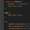 Simple CSS 1.1.1 – WordPress Plugin