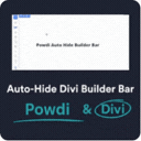 Powdi Auto-Hide Builder Bar for Divi 1.0.1 – WordPress Plugin