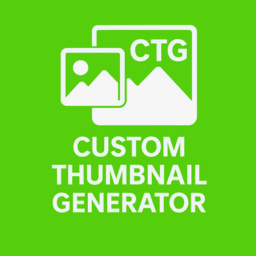 Custom Thumbnail Generator 1.0.2 – WordPress Plugin