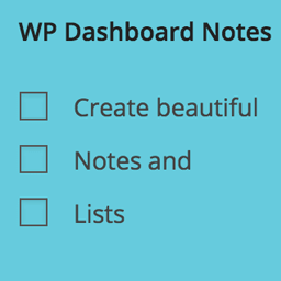 WP Dashboard Notes 1.0.13 – WordPress Plugin