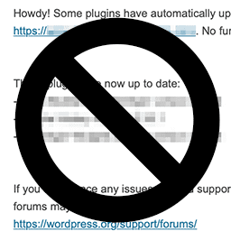 Disable Theme and Plugin Auto-Update Emails 2.0.5 – WordPress Plugin