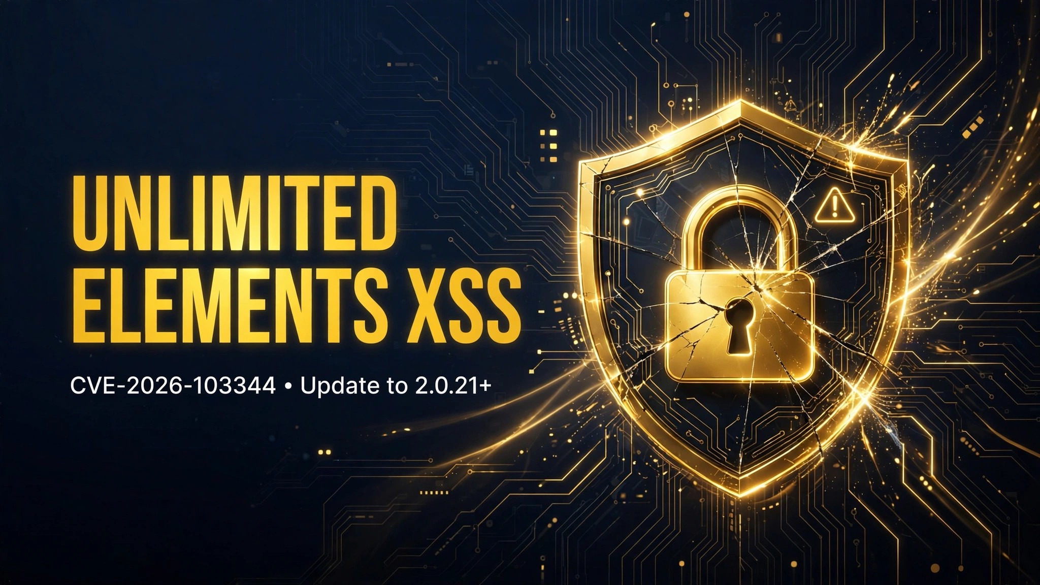 Unlimited Elements for Elementor XSS Vulnerability (CVE-2026-103344): Update to 2.0.21+ Now (2026)